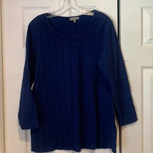 Habitat cotton tunic with subtle pattern mixing